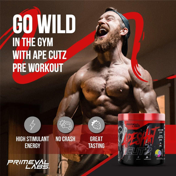 2 x 25 Servings Ape Sh*t Cutz Thermogenic Pre Workout