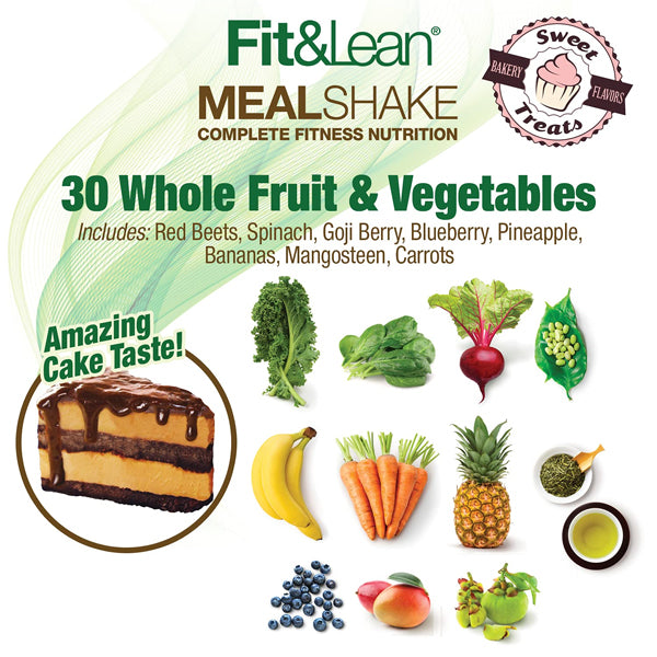 Fit&Lean Meal Shake Complete Nutrition 10 Servings