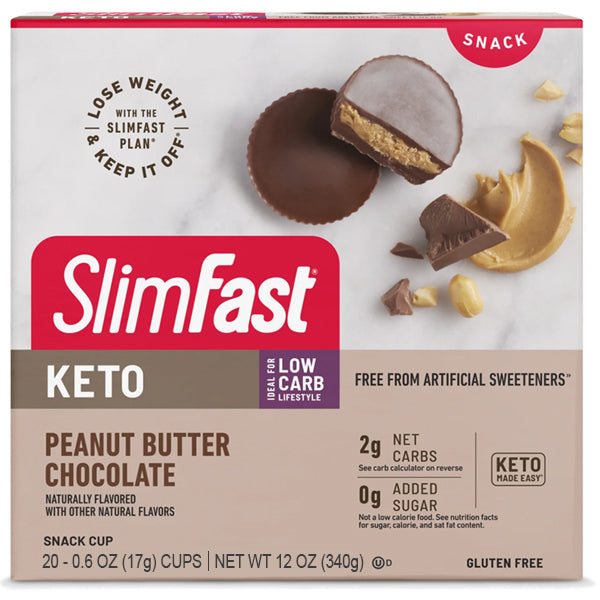 SlimFast Keto Fat Bomb Snack Cups 20pk