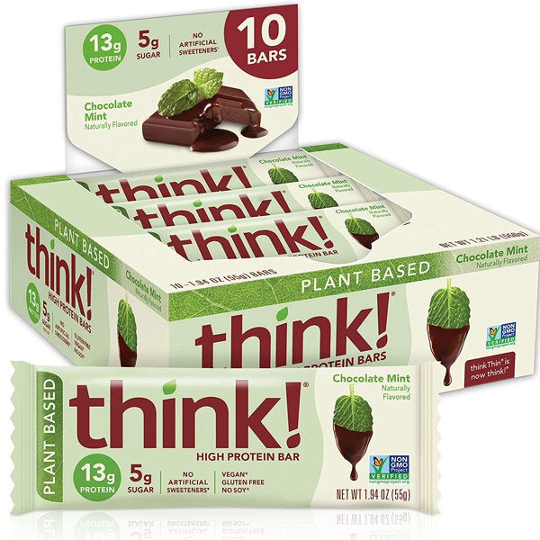 Think! Plant Based High Protein Bars 10pk