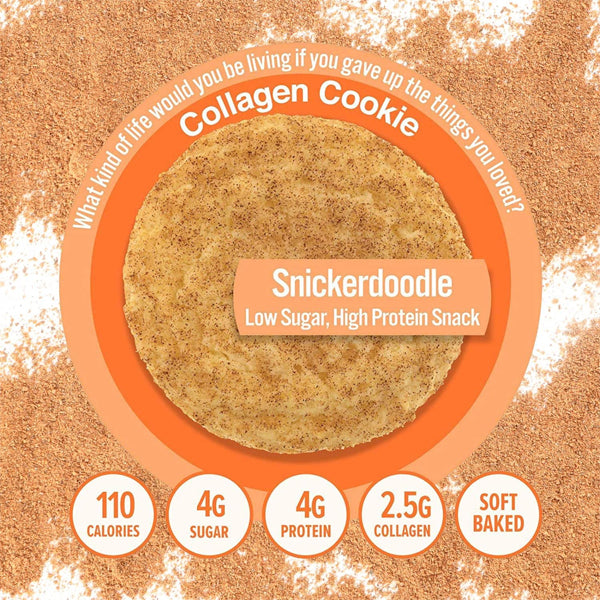 4 x 6pk 321Glo Soft Baked Collagen Cookies