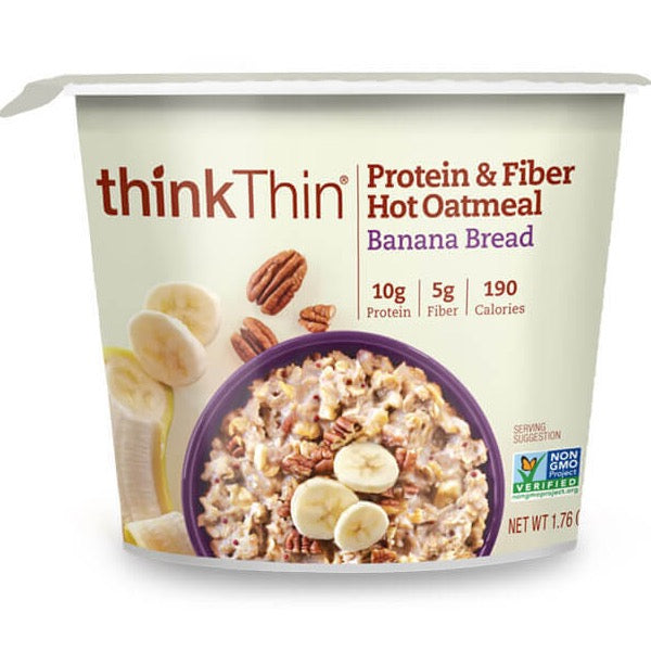 Think! Protein & Fiber 1.76oz Hot Oatmeal 6pk
