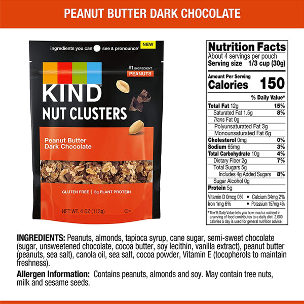 Kind Clusters Nuts & Seeds 4oz