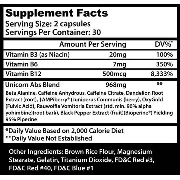 Mythical Nutrition Unicorn Abs Capsules