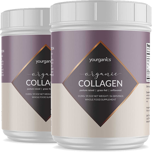 2 x 56 Servings Yourganics Grass Fed Collagen Protein