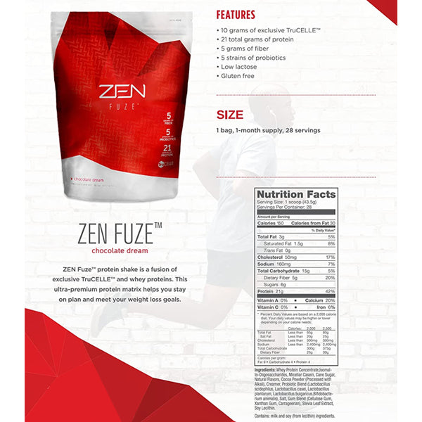 2 x 2.5lbs Zen Fuze Whey Protein