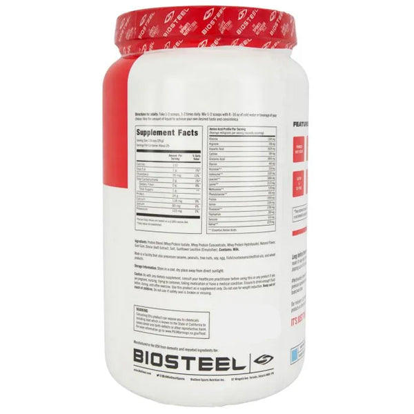 2 x 1.65lbs BioSteel 100% Whey Protein