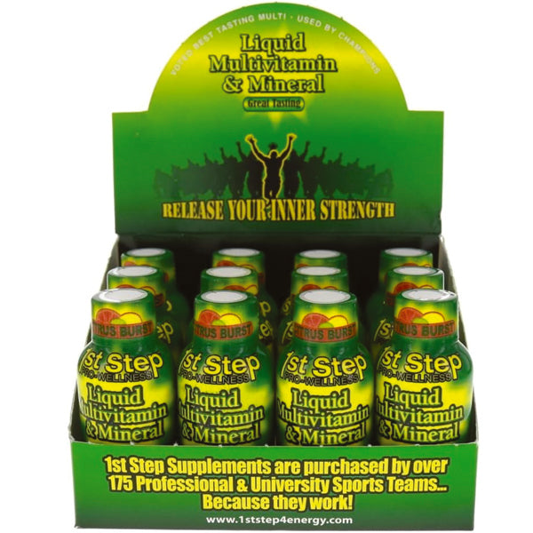 One Step Mix 1st Step Liquid Vitamin & Mineral Shots 12pk