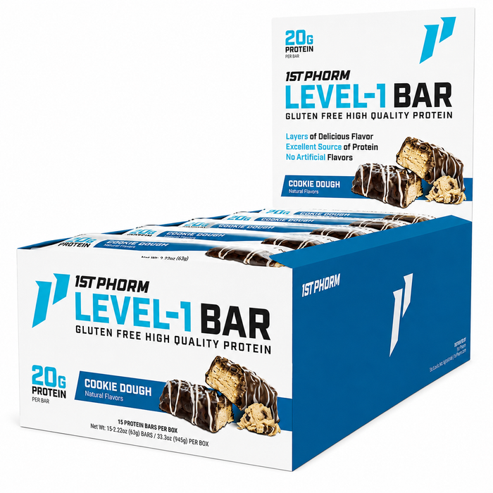 1st Phorm Level-1 Protein Bar 15pk