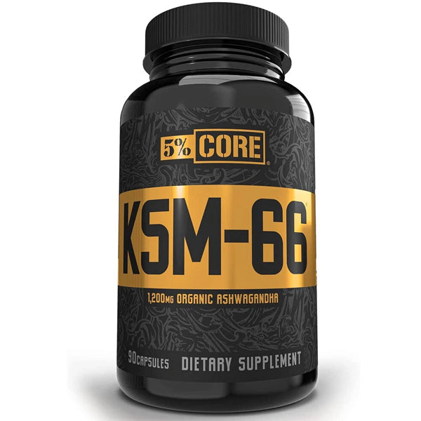 5% Nutrition Core KSM-66 Ashwagandha Capsules