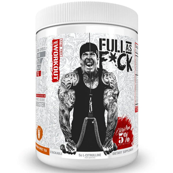 2 x 25 Servings 5% Nutrition Full As F*CK Preworkout