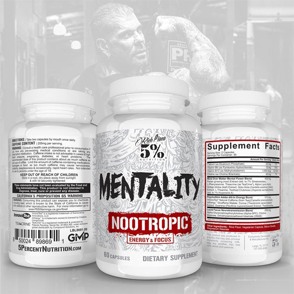 5% Nutrition Mentality Nootropic Capsules