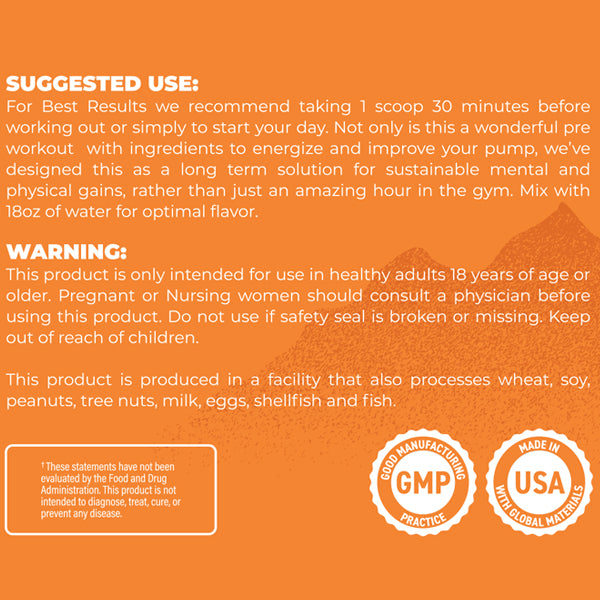 Adept Mind + Body Pre-Workout 25serv