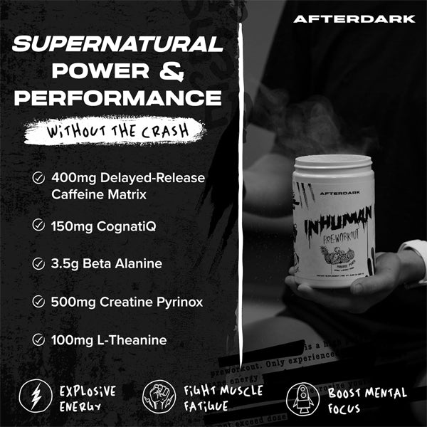 Afterdark Inhuman Pre-Workout 21 Servings