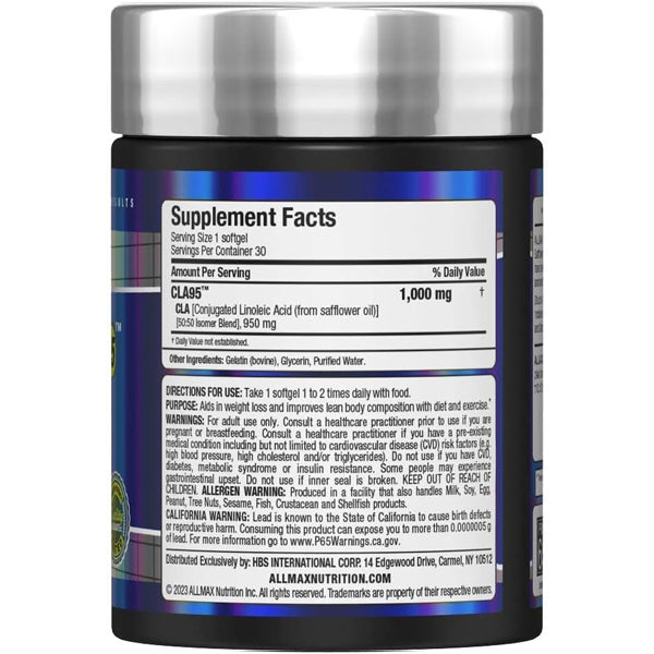 AllMax CLA Weight Loss Support 30 Softgels
