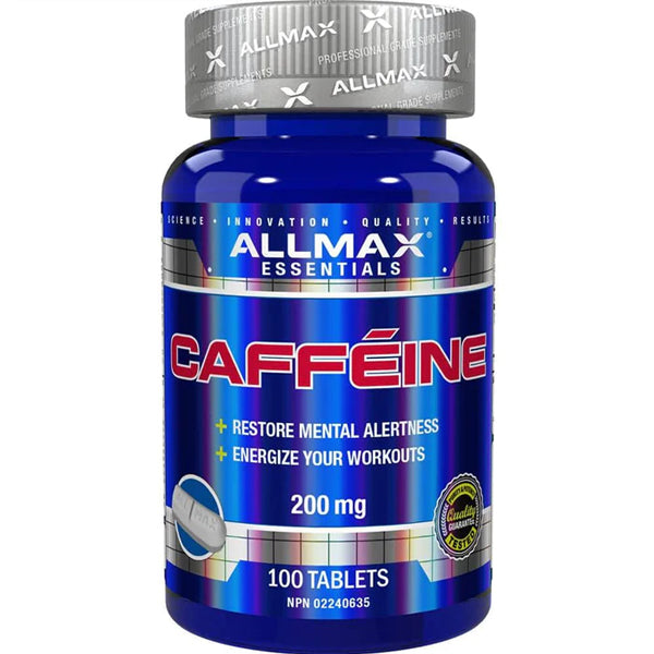 2 x 100 Tablets AllMax Caffeine Alertness Focus & Energy