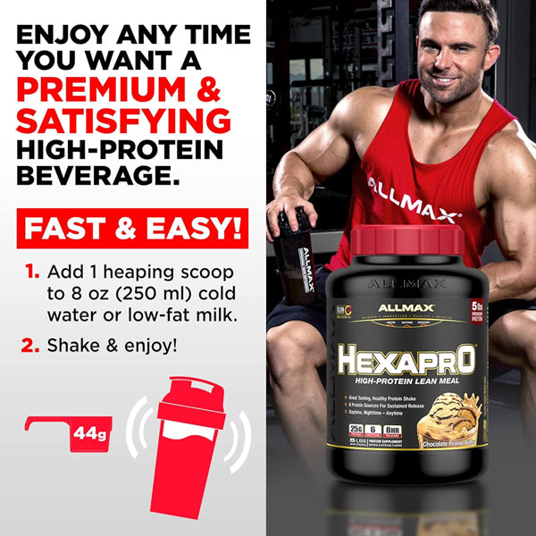 AllMax Hexapro High Protein Lean Meal 2lbs