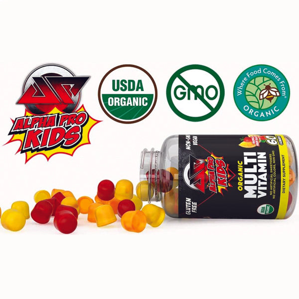 Alpha Pro Kids Organic Multi Vitamins Gummies