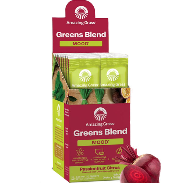 Amazing Grass Greens Blend Mood Singles 15pk