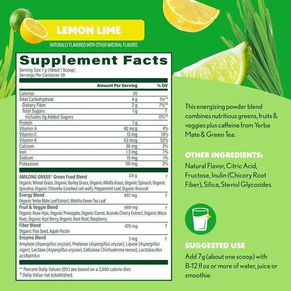 Amazing Grass Green Superfood Energy 30 Servings