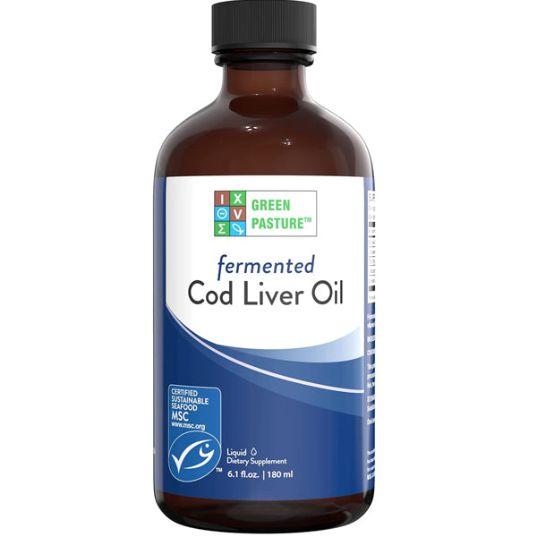 Azure Green Pasture Fermented Cod Liver Oil 6.1oz