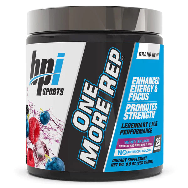 BPI Sport One More Rep Pre-Workout 25 Servings