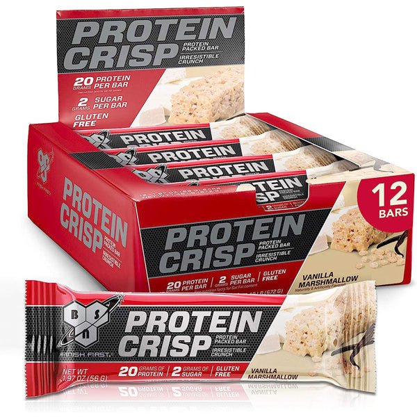 4 x 12pk BSN Protein Crisp Bars