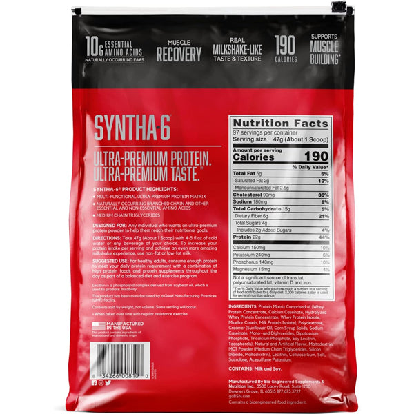 BSN Syntha-6 Ultra Premium Protein 10lbs