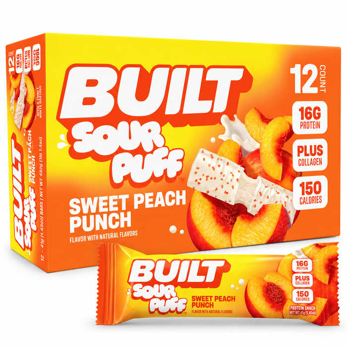 Built Sour Puff Protein Bar 12pk