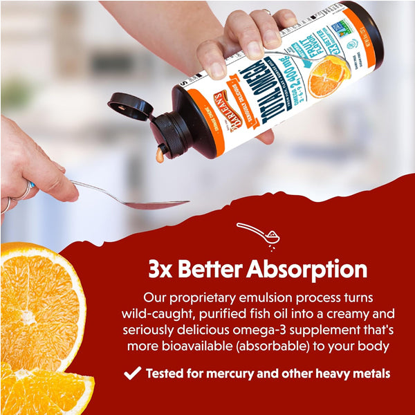 Barlean's Total Omega 3-6-9 2400mg 8oz