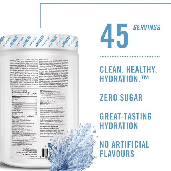 Biosteel Hydration Electrolytes & BCAA Mix 45 Servings