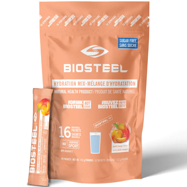 Biosteel Hydration Electrolytes & BCAA Mix Stickpacks 16pk