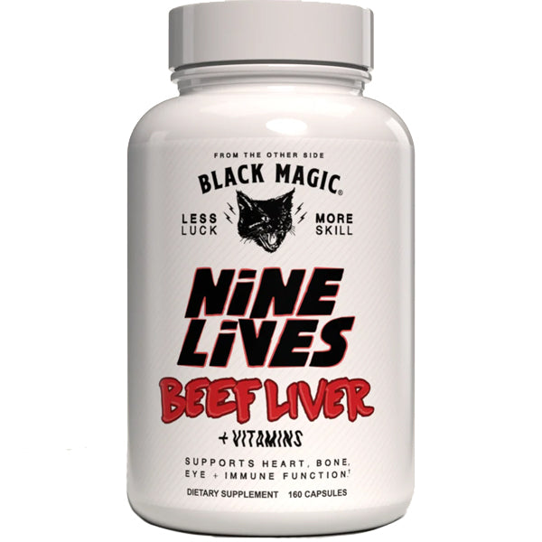 Black Magic Nine Lives Beef Liver +Vitamins 160 Capsules