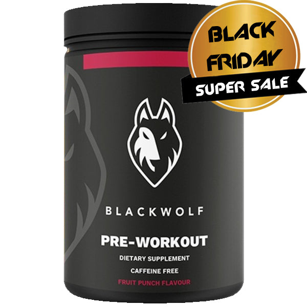 BlackWolf Pre-Workout Caffeine Free 22 Servings
