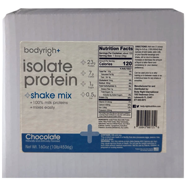 Bodyright 100% Isolate Protein 10lbs