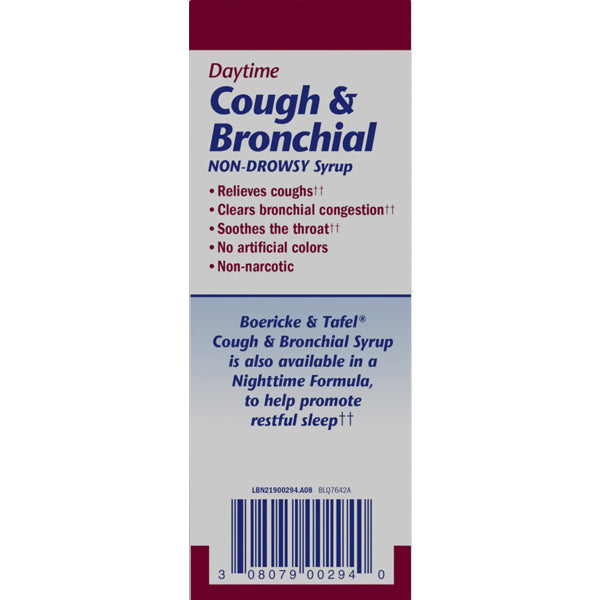Boericke & Tafel Daytime Cough & Bronchial Syrup 8oz