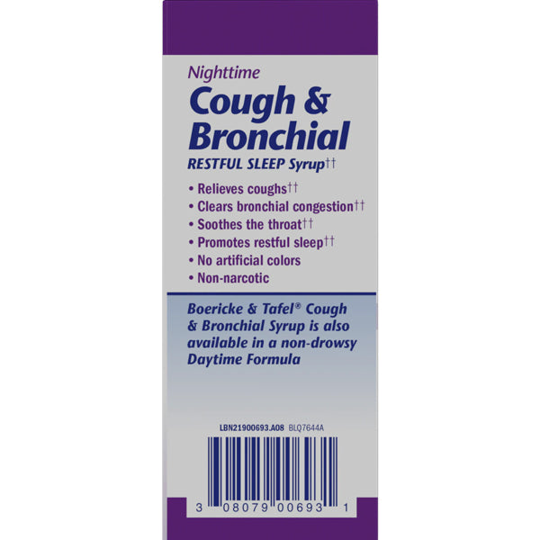 Boericke & Tafel Nighttime Cough & Bronchial Syrup 4oz