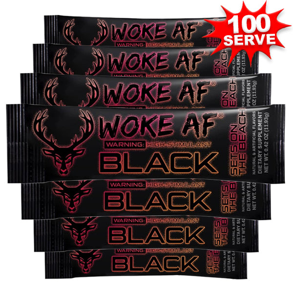 Bucked Up Woke AF Black Singles 100pk