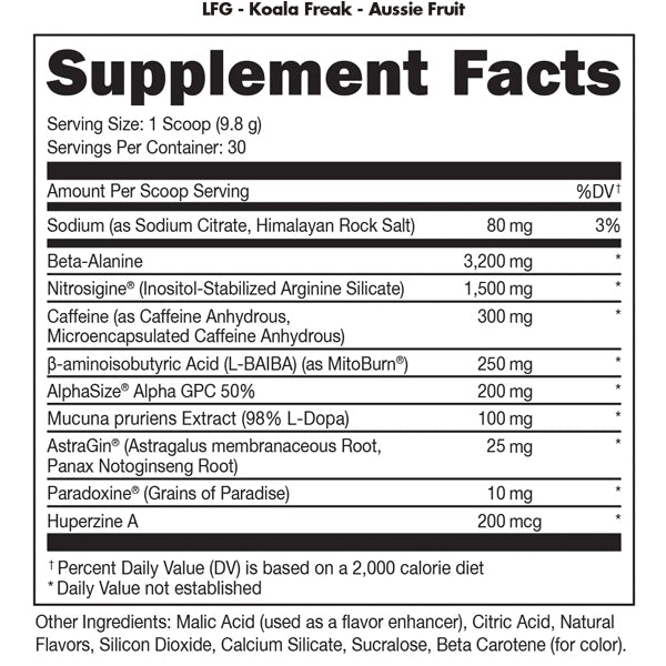 Bucked Up LFG Burn Thermogenic Pre 30 Servings