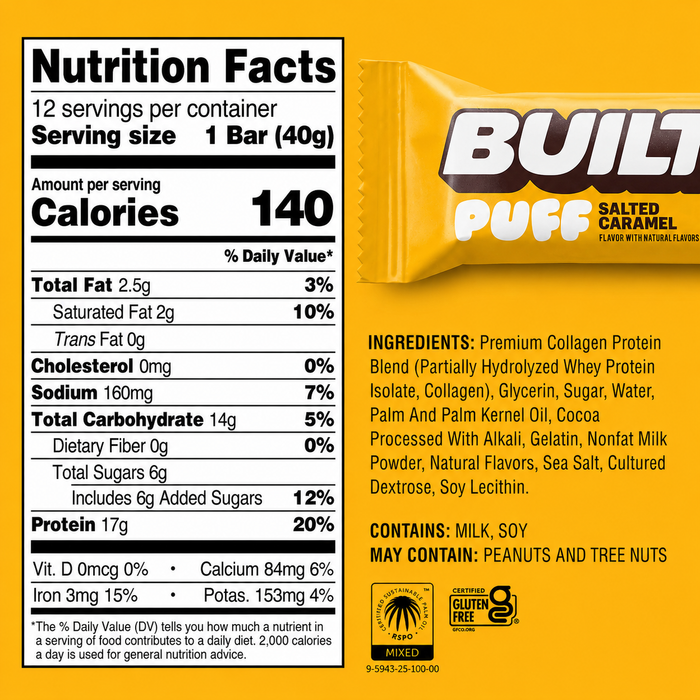 Built Puff Protein Bar 12pk