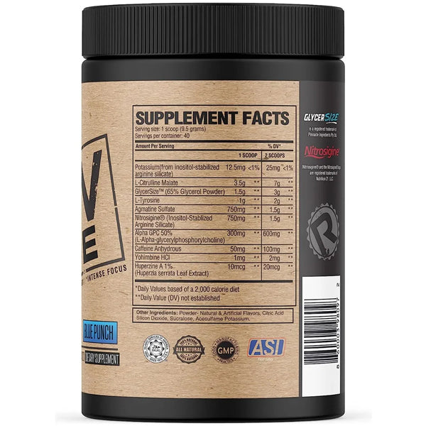 Raw Nutrition Raw Pre-Workout 40 Servings