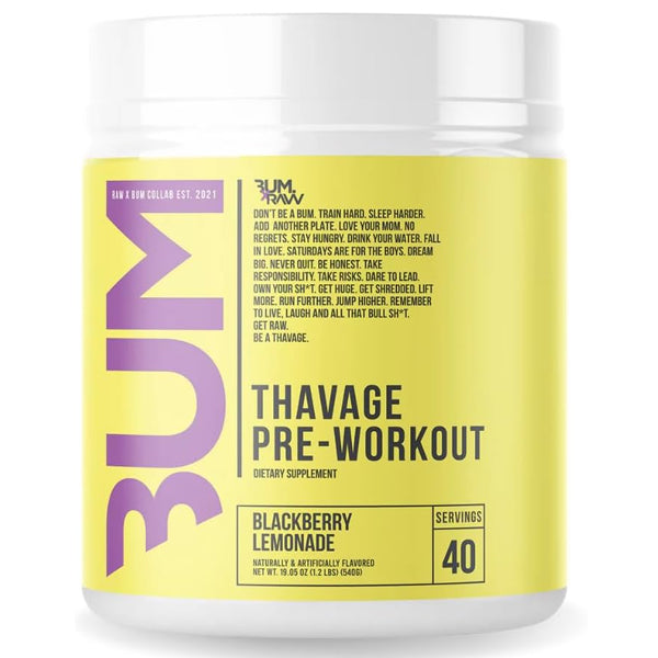 Raw Nutrition CBum Thavage Pre 40 Servings