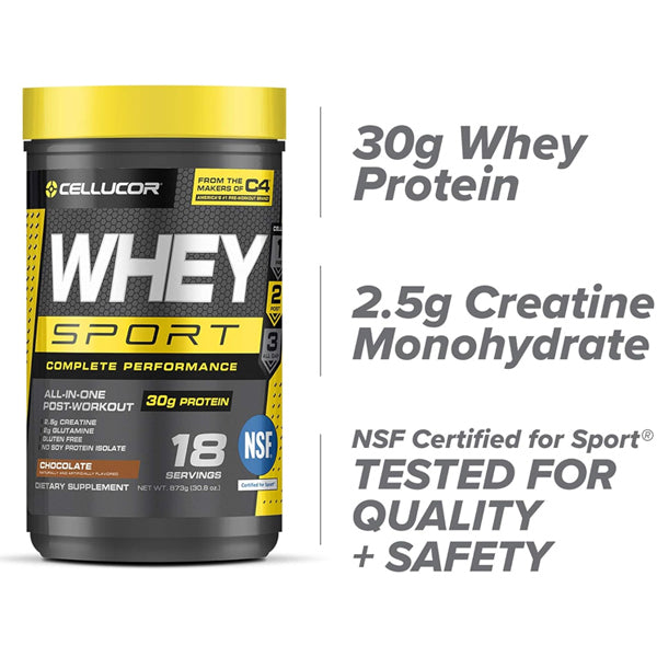 Cellucor Whey Sport Protein 18 Servings