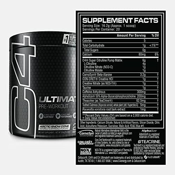 Cellucor C4 Ultimate Pre-Workout 20 Servings