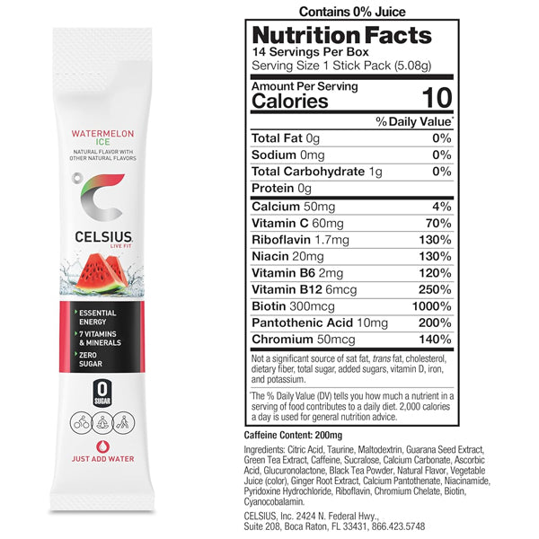 Celsius Essential Energy Stickpack 14pk