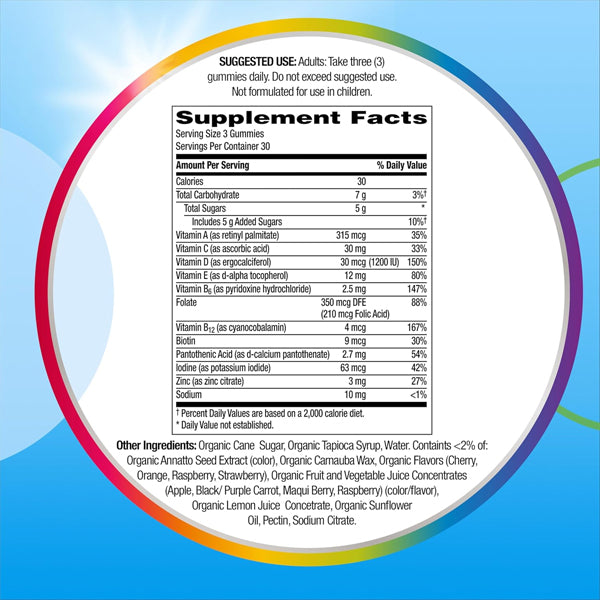 Centrum Men Organic Multivitamin Gummies