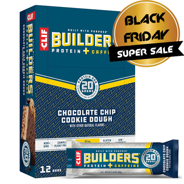 Clif Builders Protein + Caffeine Bars 12pk