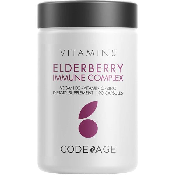 3 x 90 Capsules CodeAge Elderberry Immune Complex