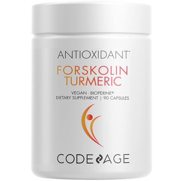 CodeAge Antioxidant Forskolin Turmeric Capsules
