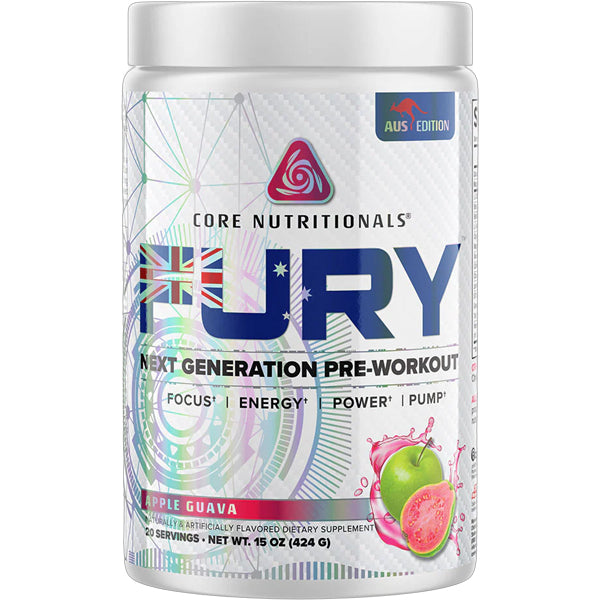 Core Nutritionals Fury AUS Edition Pre-Workout 40/20 Servings